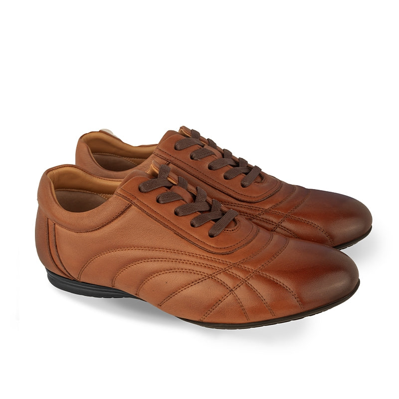 Sepatu Casual Formal Pria Gino Mariani Geomar 1 Brown