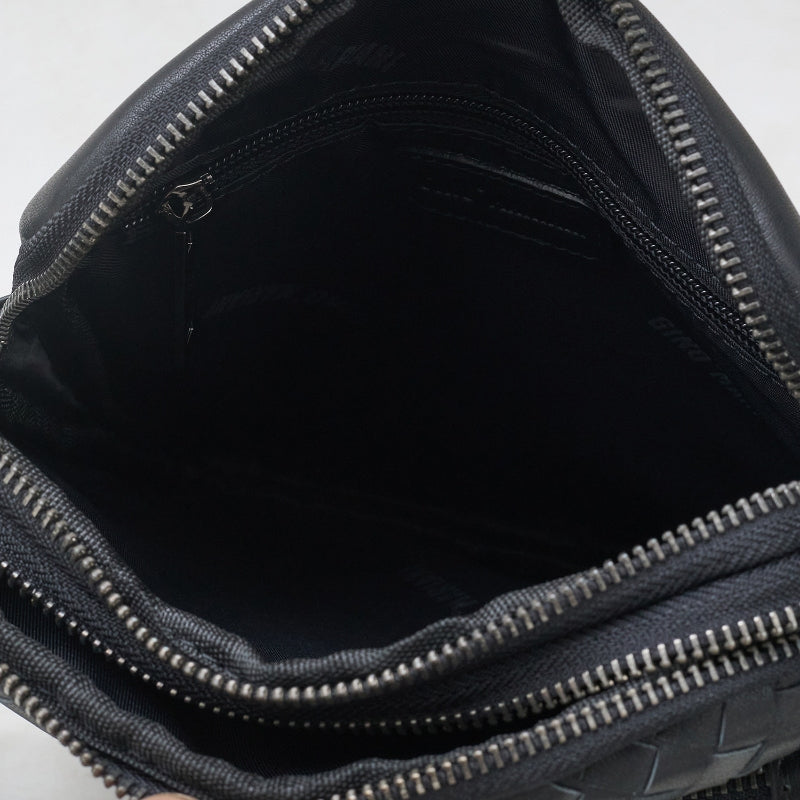 Tas Selempang Pria Kulit Gino Mariani Kevin Black