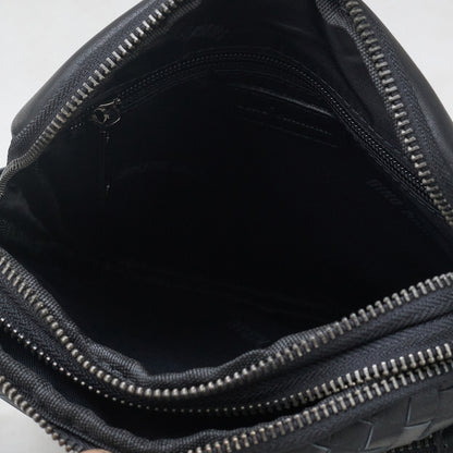 Tas Selempang Pria Kulit Gino Mariani Kevin Black