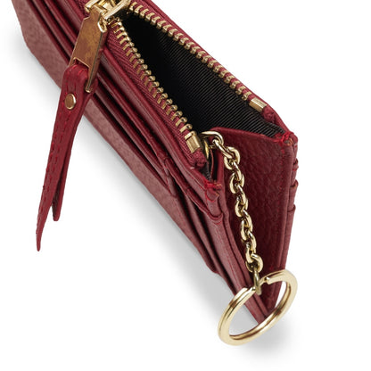 Card Holder Ladies Wallet Gino Mariani Agata Red