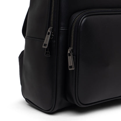 Backpack Tas Ransel Kulit Pria Gino Mariani Alwine Black