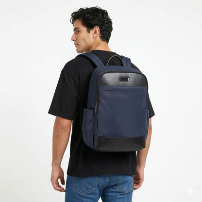 Backpack Tas Ransel Pria Gino Mariani Bramo Navy