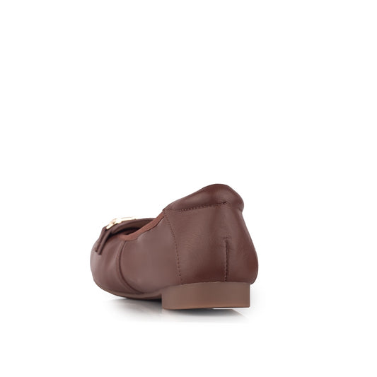 Sepatu Ballet Flats Wanita Gino Mariani Graziana Brown