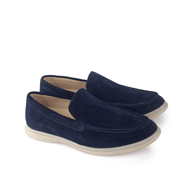 Sepatu Pria Casual Loafer Moccasin Gino Mariani Edison 3 Navy
