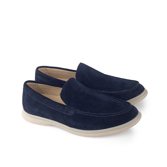 Sepatu Pria Casual Loafer Moccasin Gino Mariani Edison 3 Navy