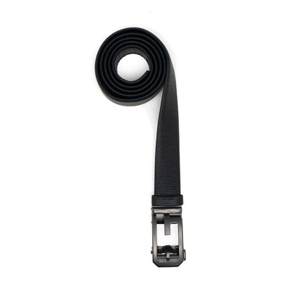 Gino Mariani Fidelio Buckle Belt Kulit Pria Black