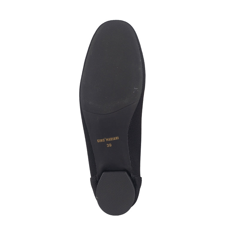 Sepatu Flats Knit Wanita Gino Mariani Grace Black