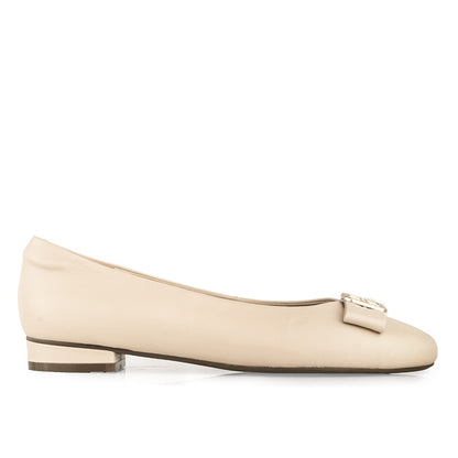 Sepatu Ballet Flats Wanita Gino Mariani Hasena Apricot
