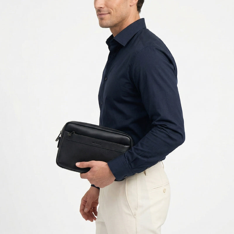 Clutch Pria Gino Mariani Alanda Black
