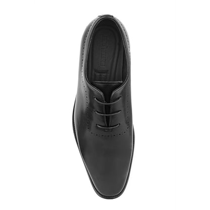 Sepatu Kulit Pria Pantofel Formal Gino Mariani Bonaro Black