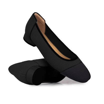 Sepatu Flats Knit Wanita Gino Mariani Grace Black