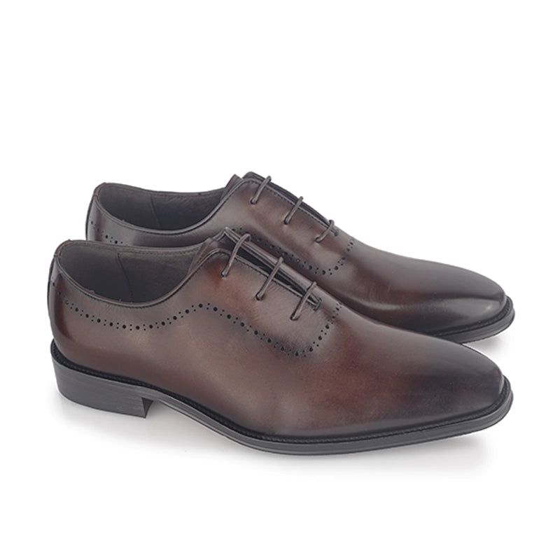 Sepatu Kulit Pria Pantofel Formal Gino Mariani Bonaro Brown