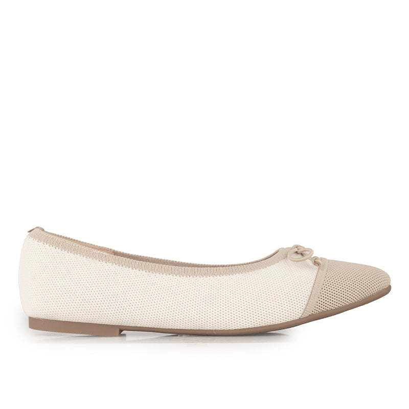 Sepatu Flats Knit Wanita Gino Mariani Gladys Khaki