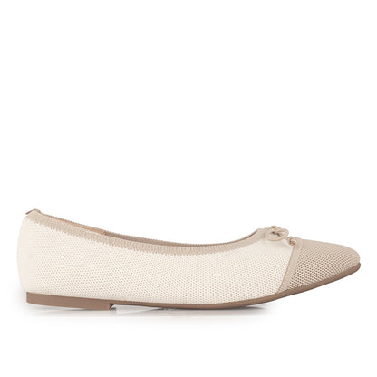 Sepatu Flats Knit Wanita Gino Mariani Gladys Khaki