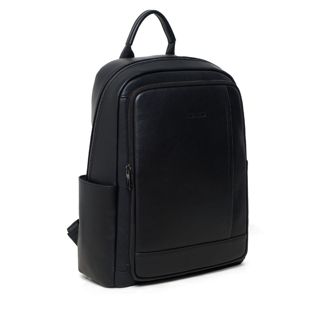 Backpack Tas Ransel Kulit Pria Gino Mariani Auden Black