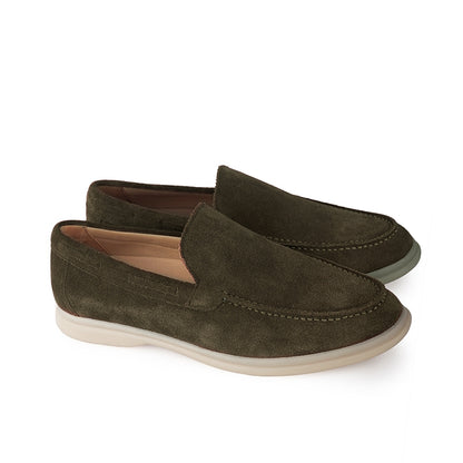 Sepatu Pria Casual Loafer Moccasin Gino Mariani Edison 3 Olive Green