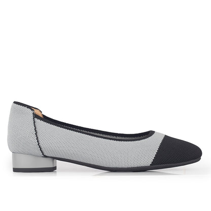 Sepatu Flats Knit Wanita Gino Mariani Grace Grey