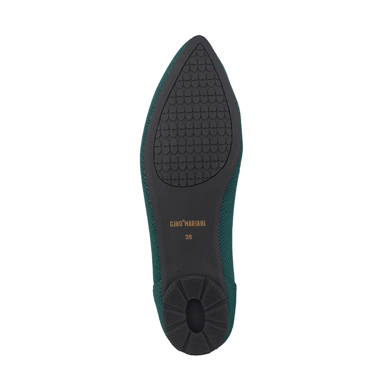 Sepatu Flats Knit Wanita Gino Mariani Gloria Green