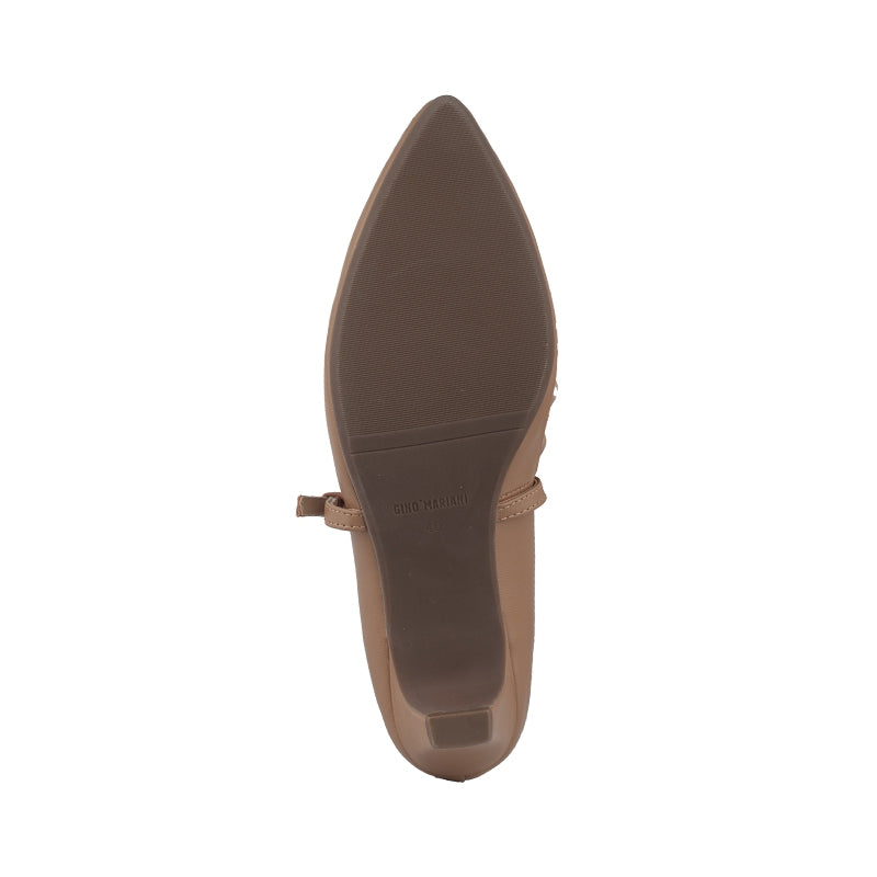 Sepatu Pumps Mary Jane Wanita Hadara Camel