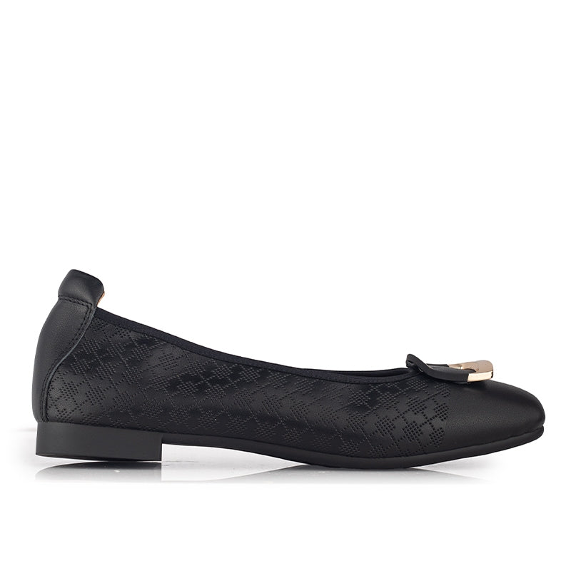 Sepatu Ballet Flats Wanita Gino Mariani Halina Black
