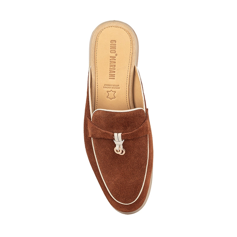 Sepatu Wanita Casual Loafer Gino Mariani Emery 6 Orange Brick