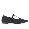 Sepatu Flats Knit Wanita Gino Mariani Gabriela Black