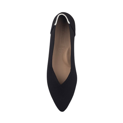 Sepatu Flats Knit Wanita Gino Mariani Gloria Black