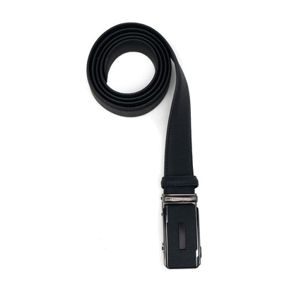 Gino Mariani Fiero Buckle Belt Kulit Pria Black
