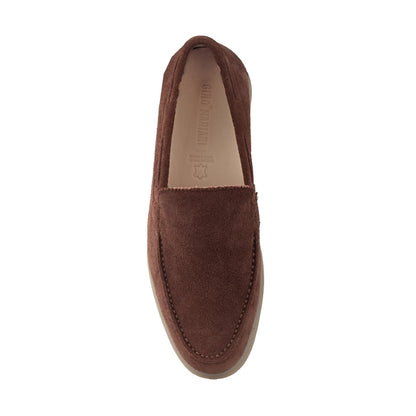 Sepatu Pria Casual Loafer Moccasin Gino Mariani Edison 3 Orange Brick