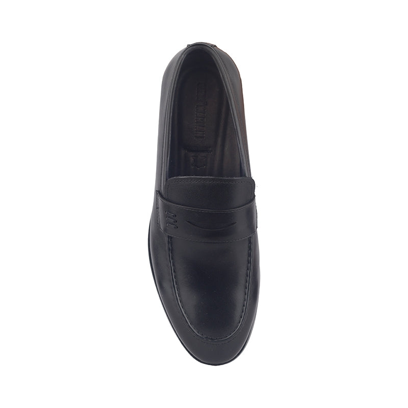 Sepatu Kulit Pria Pantofel Formal Gino Mariani Borion Black