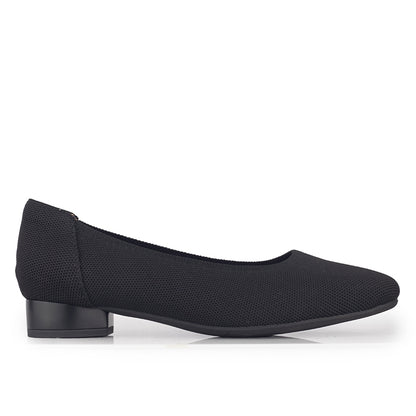 Sepatu Flats Knit Wanita Gino Mariani Grace Black