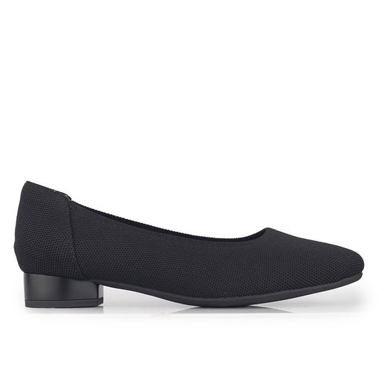 Sepatu Flats Knit Wanita Gino Mariani Grace Black