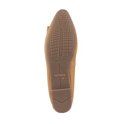 Sepatu Ballet Flats Wanita Gino Mariani Giana Camel