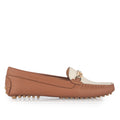 Sepatu Casual Wanita Loafer Moccasin Gino Mariani Elma Brown