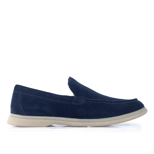 Sepatu Pria Casual Loafer Moccasin Gino Mariani Edison 3 Navy