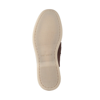 Sepatu Pria Casual Loafer Moccasin Gino Mariani Edison 3 Orange Brick