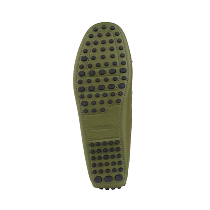 Sepatu Casual Wanita Loafer Moccasin Gino Mariani Ellen Green