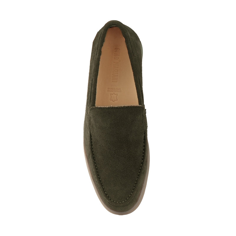 Sepatu Pria Casual Loafer Moccasin Gino Mariani Edison 3 Olive Green
