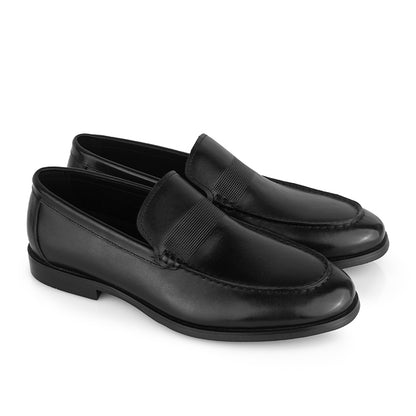 Sepatu Kulit Pria Pantofel Formal Gino Mariani Bosco Black