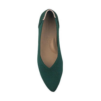 Sepatu Flats Knit Wanita Gino Mariani Gloria Green