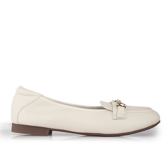 Sepatu Ballet Flats Wanita Gino Mariani Graziana Off White