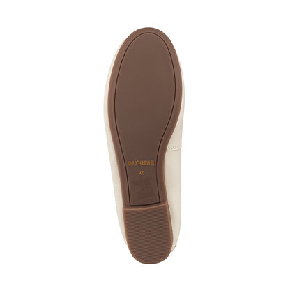 Sepatu Ballet Flats Wanita Gino Mariani Graziana Off White
