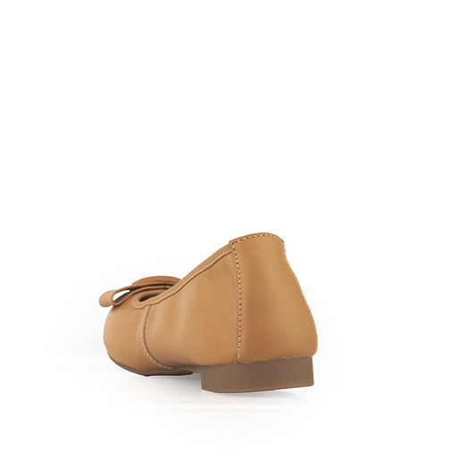 Sepatu Ballet Flats Wanita Gino Mariani Giana Camel
