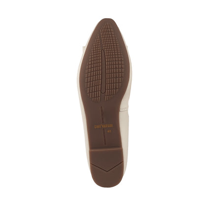 Sepatu Ballet Flats Wanita Gino Mariani Giana White