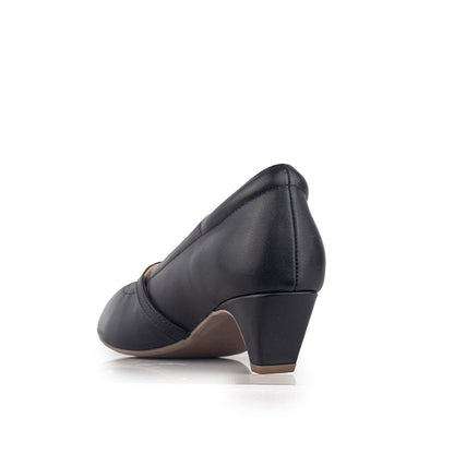 Sepatu Pumps Mary Jane Wanita Hadara Black