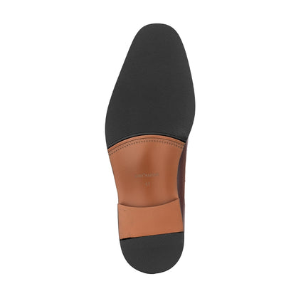 Sepatu Kulit Pria Pantofel Formal Gino Mariani Bonaro Brown