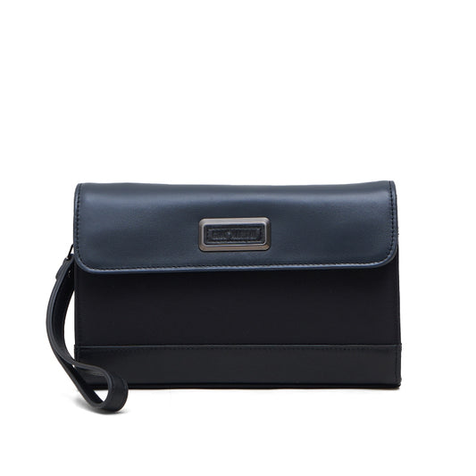 Clutch Kulit Pria Gino Mariani Burton Black