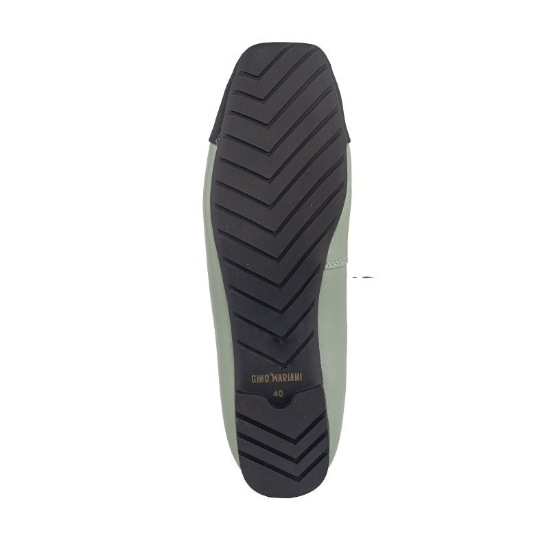 Sepatu Ballet Flats Wanita Gino Mariani Ghita Sage Green
