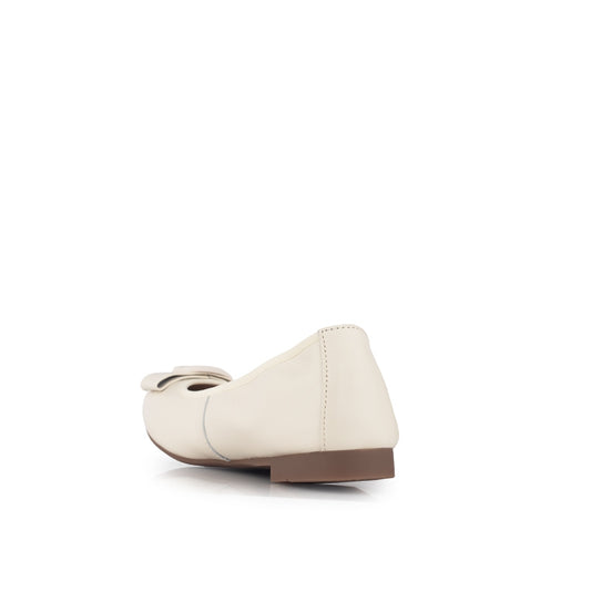 Sepatu Ballet Flats Wanita Gino Mariani Giana White