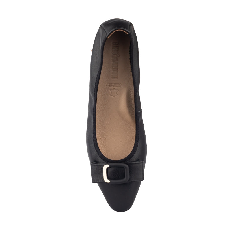 Sepatu Ballet Flats Wanita Gino Mariani Giana Black